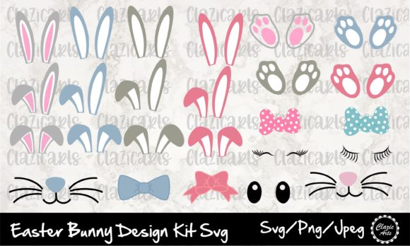 Download Easter Bunny Design Kit Svg - Premium Resources